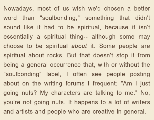 winreyplace's tweet photo. If there is ONE post talking about soulbonding's origins I wish #soulbondtwt would read, it's this one by one of the people that was in the same mailing list as Amanda Flowers (the one who coined the term): https://t.co/qUGfHFUfAp

1/3 https://t.co/ERNndLg5ck