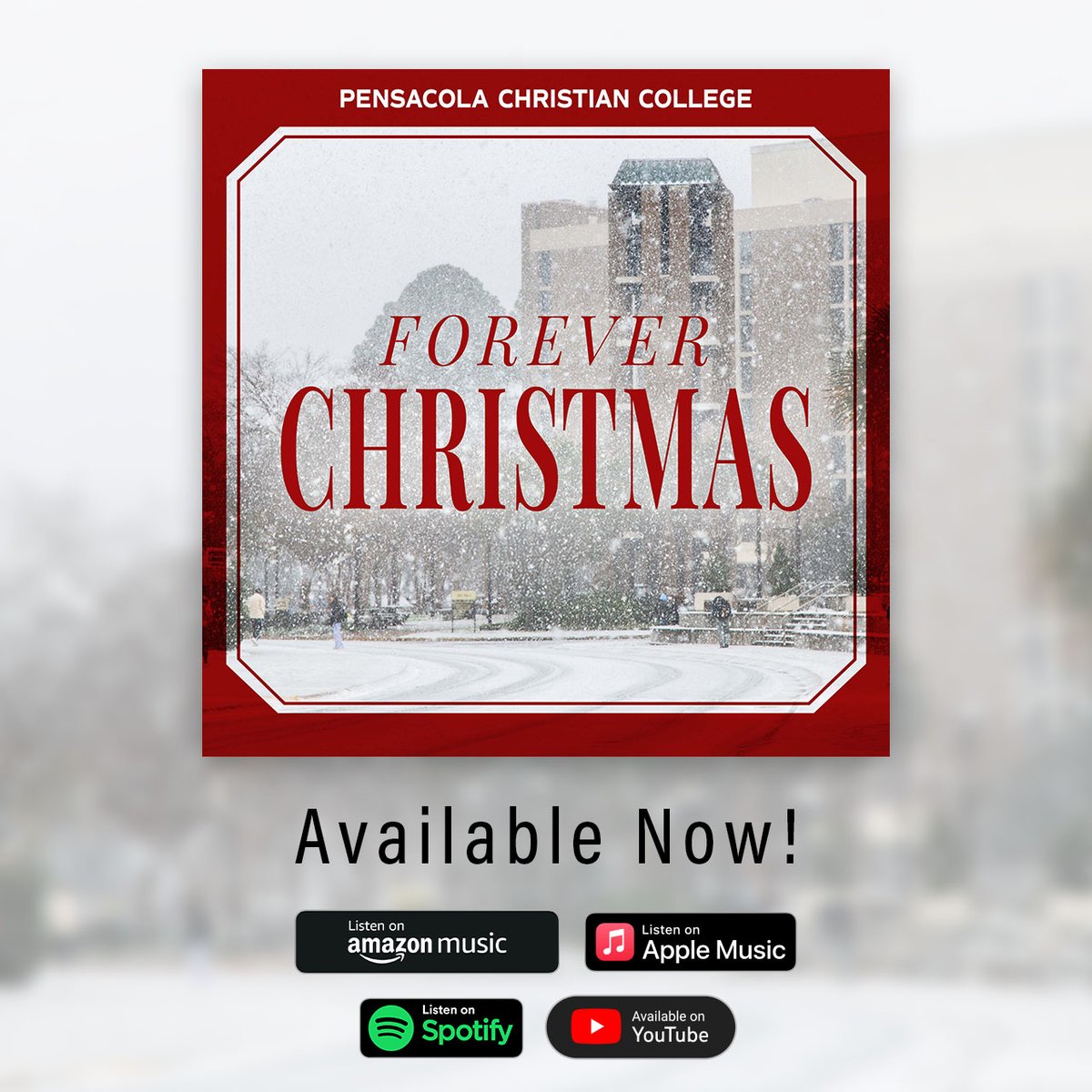 ConnectPCC's tweet image. It’s 90° outside, but we’re dreaming of Christmas anyway. ☀️🎶
Celebrate Christmas in July with PCC's new EP Forever Christmas! Click the links to unwrap the joy of the holiday. 🎁
🎧
Amazon Music: ow.ly/5zHP50WuYRQ
Apple Music: ow.ly/El4f50WuYRT
Spotify:…