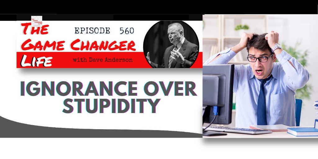 learntolead100's tweet image. Quick-Hit Friday. Ignorance Over Stupidity. In this episode, Dave breaks down how small shifts in awareness and action can help you stop repeating mistakes and start leveling up. Episode 560. Tune in here: bit.ly/450h9i4 #DaveAnderson