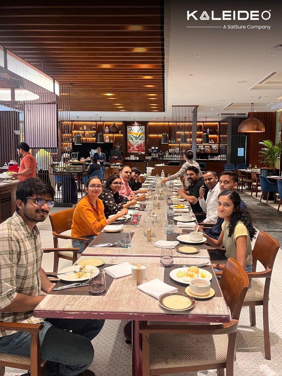 KaleidEOSpace's tweet photo. Not every satellite needs to be in orbit. 
Sometimes, they just need a biryani.😍

Turns out, the only payload we carried after our get-together was full stomachs and stories.

Join us at KaleidEO: https://t.co/ylW0fESHml

#TeamKaleidEO #SpaceTech #BeyondTheNorm https://t.co/4vgdKMMbcZ