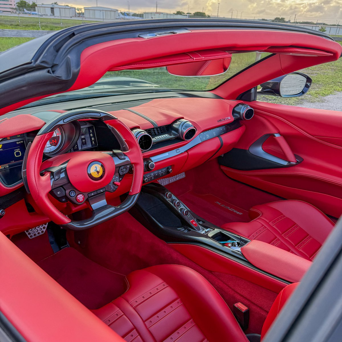 KFLETCH___'s tweet image. GM everyone. It’s Friday and I’m on the outskirts of Boca Raton. Novitec Ferrari 812 GTS. Nothing to complain about. Pure RWD, V12 madness. Cheers! 🍻