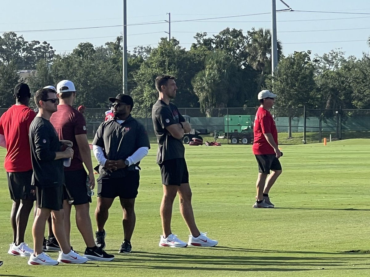 matty4_matera's tweet image. Former #Bucs TE Cam Brate is in attendance today watching
