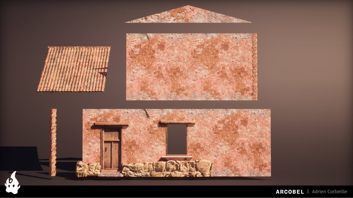 fozen_tv's tweet image. 🏛️ Mediterranean Modular Set — personal project Modular walls, roof, trims &amp;amp; damage, rendered in UE5. ____________________

🇫🇷 Kit modulaire méditerranéen – projet perso
Murs, toiture, usure : tout est modulaire.
Rendu sous UE5.
#3D #Modulaire #Architecture3D #UnrealEngine #Kit3D