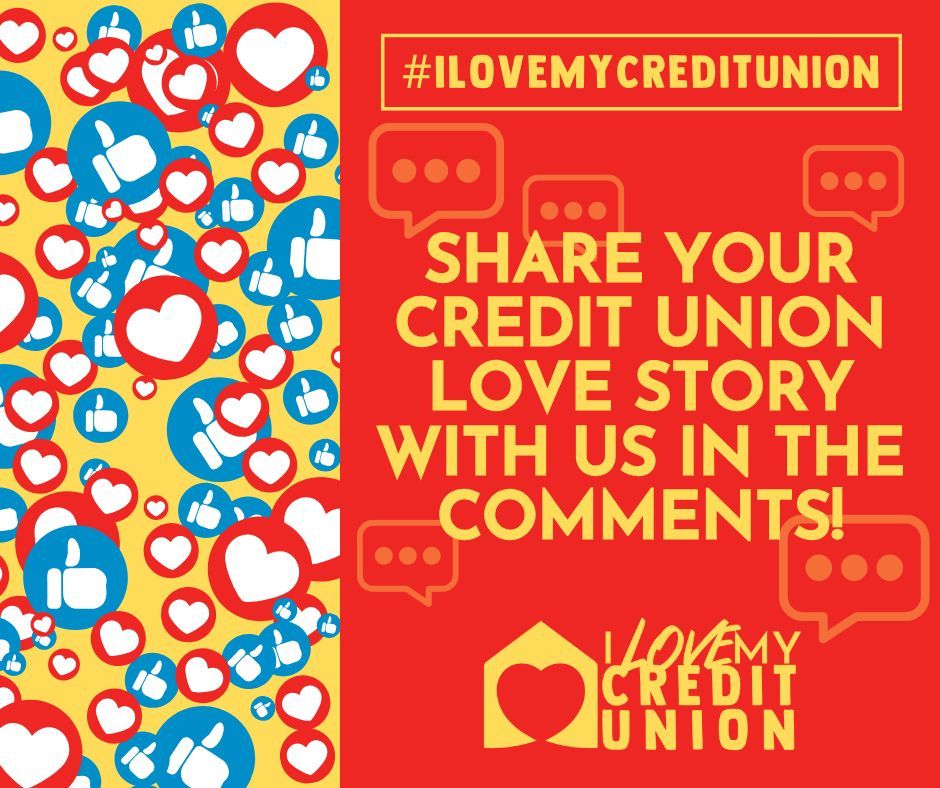 Credit unions are special places! These not-for-profit financial cooperatives are the go-to place for better rates and lower fees. But, there is much more to love. 💙 Tell us your #ilovemycreditunion story so everyone can know how awesome #creditunions are!