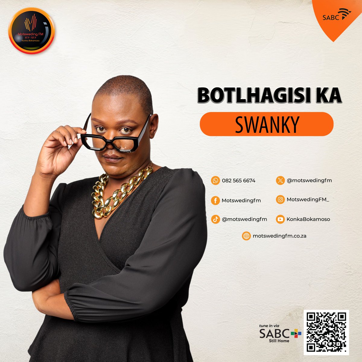 motswedingfm's tweet image. #DiaBoa le
@nelly_moruri
@luckytlale
@BrandFiffy
Botlhagisi ka @Swanktified
☎️: 082 565 6674
🖥️: motswedingfm.co.za
SABC +: sabcplus.com
#MotswedingFM