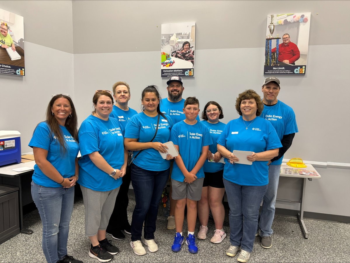 DukeEnergyIN's tweet image. This week, our employees spent time volunteering with @BonaVista_ in Howard County. The group had a fun time hosting a competitive day of bingo for clients at Developmental Services, Inc.
