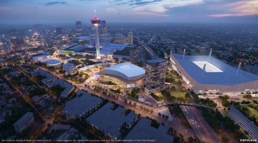 BREAKING: Spurs chairman Peter J.  Holt  shares details for SSE investment into new downtown arena. In a letter to the city, Holt says Spurs are willing to invest over $1 billion for new arena and surrounding infrastructure. More details on the letter here <a href="/ksatnews/">KSAT 12</a> #KSATsports