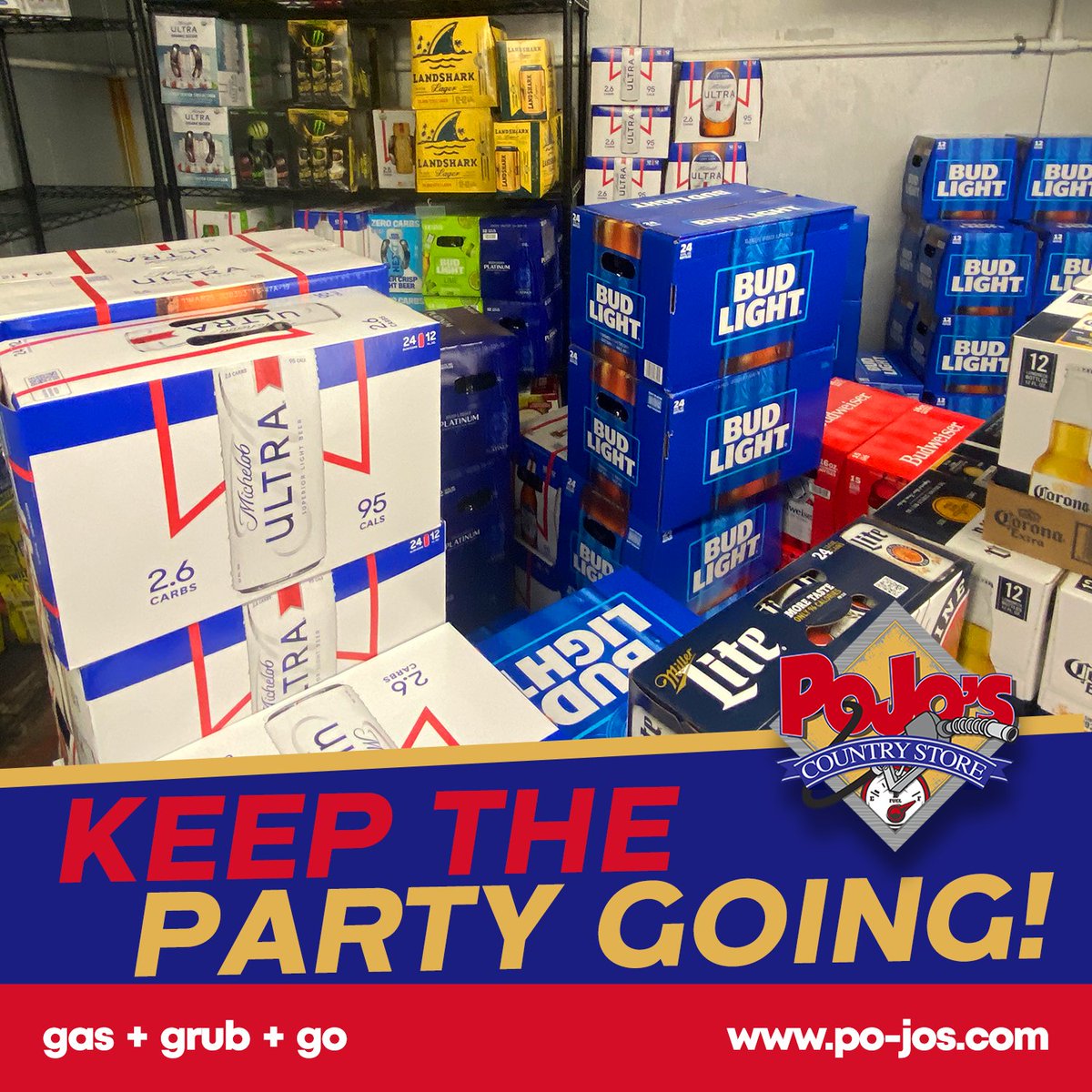 pojosstore's tweet photo. Weekend vibes=Cold drinks and good times🍻

Swing by and explore our amazing beer cave — stocked with all your favorites to keep the party going!

#PoJosApp #PoJosCountryStore #PoJos #shoplocal https://t.co/SjCoivpAQ9