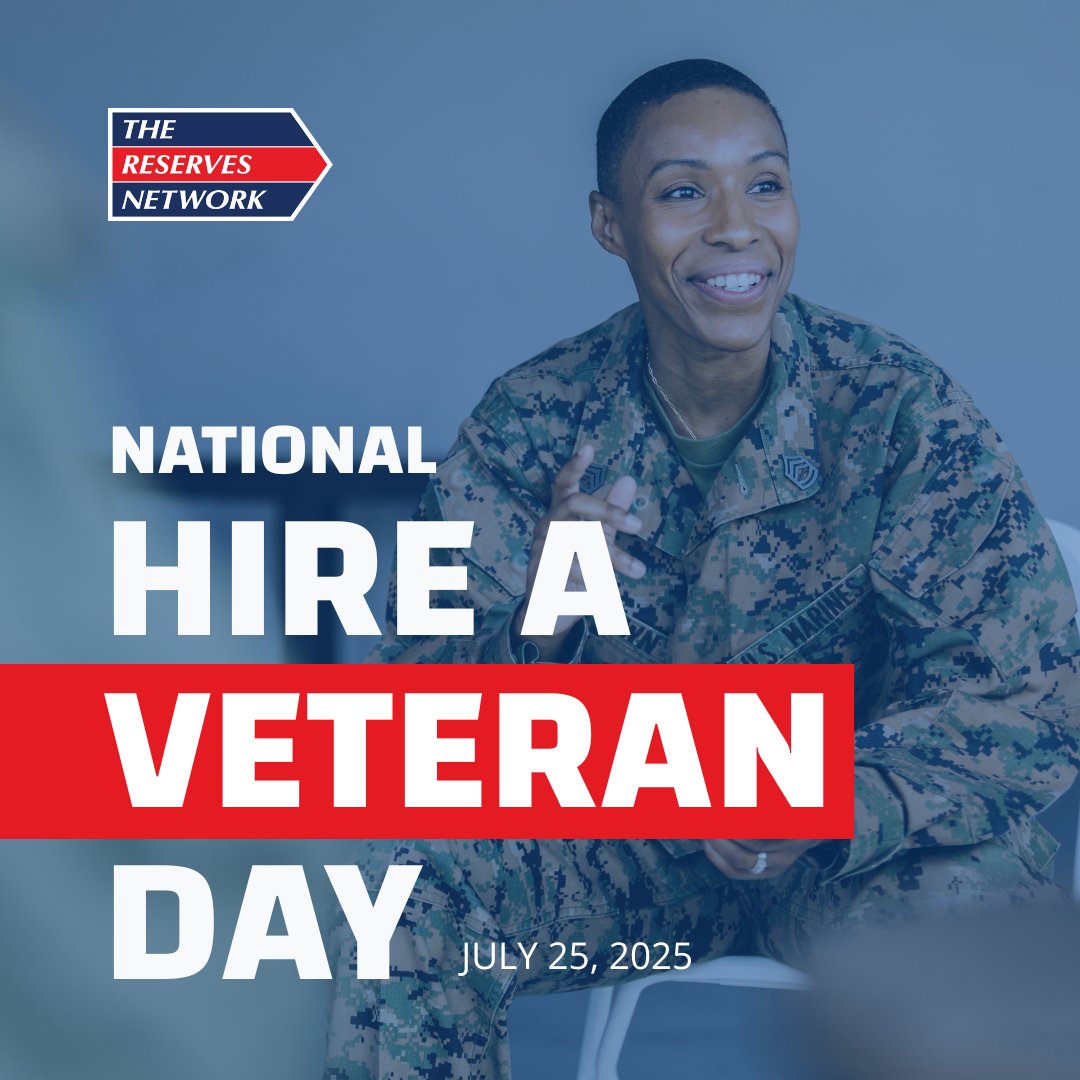 Today is National Hire a Veteran Day—a reminder that the skills our veterans bring to the workforce go far beyond the uniform. 

Leadership. Discipline. Resilience. Adaptability. These aren’t just qualities—they’re assets every employer needs. 

#NationalHireAVeteranDay