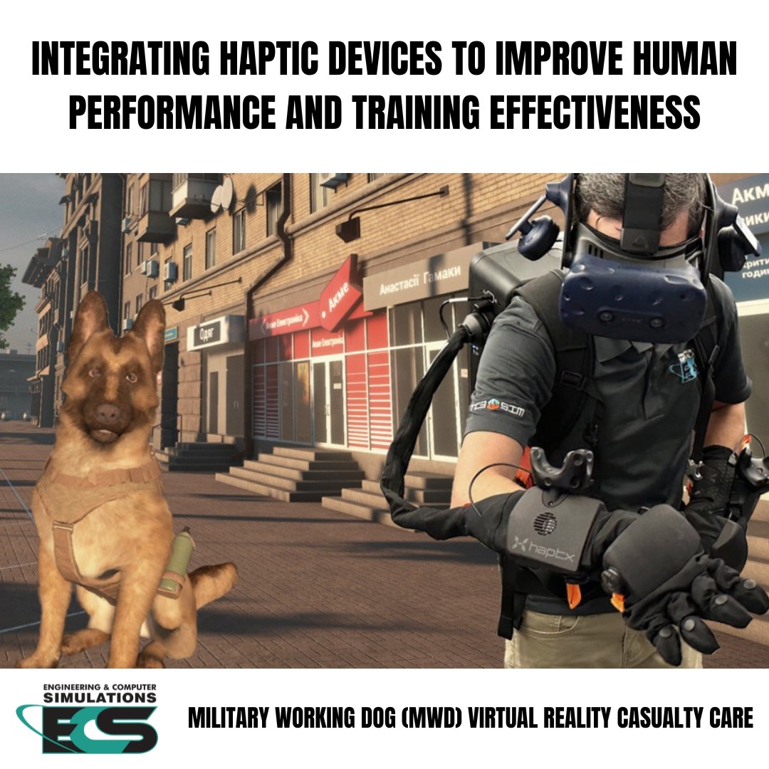 Learn about one of our projects, Military Working Dog (MWD) Virtual Reality Casualty Care. 

ecsorl.com/projects/milit…
