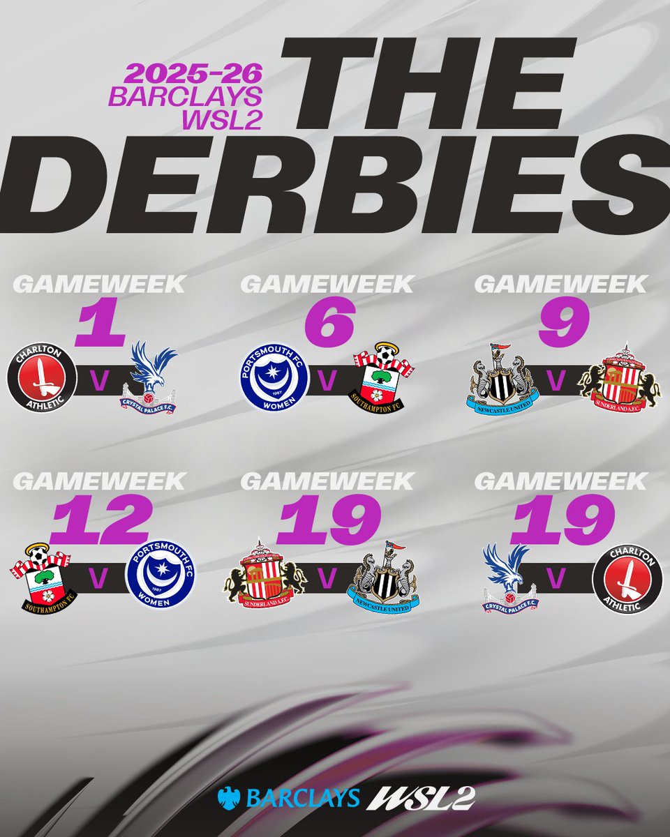 BarclaysWSL2's tweet image. There&apos;s no better day than a derby day 😍 

#BarclaysWSL2