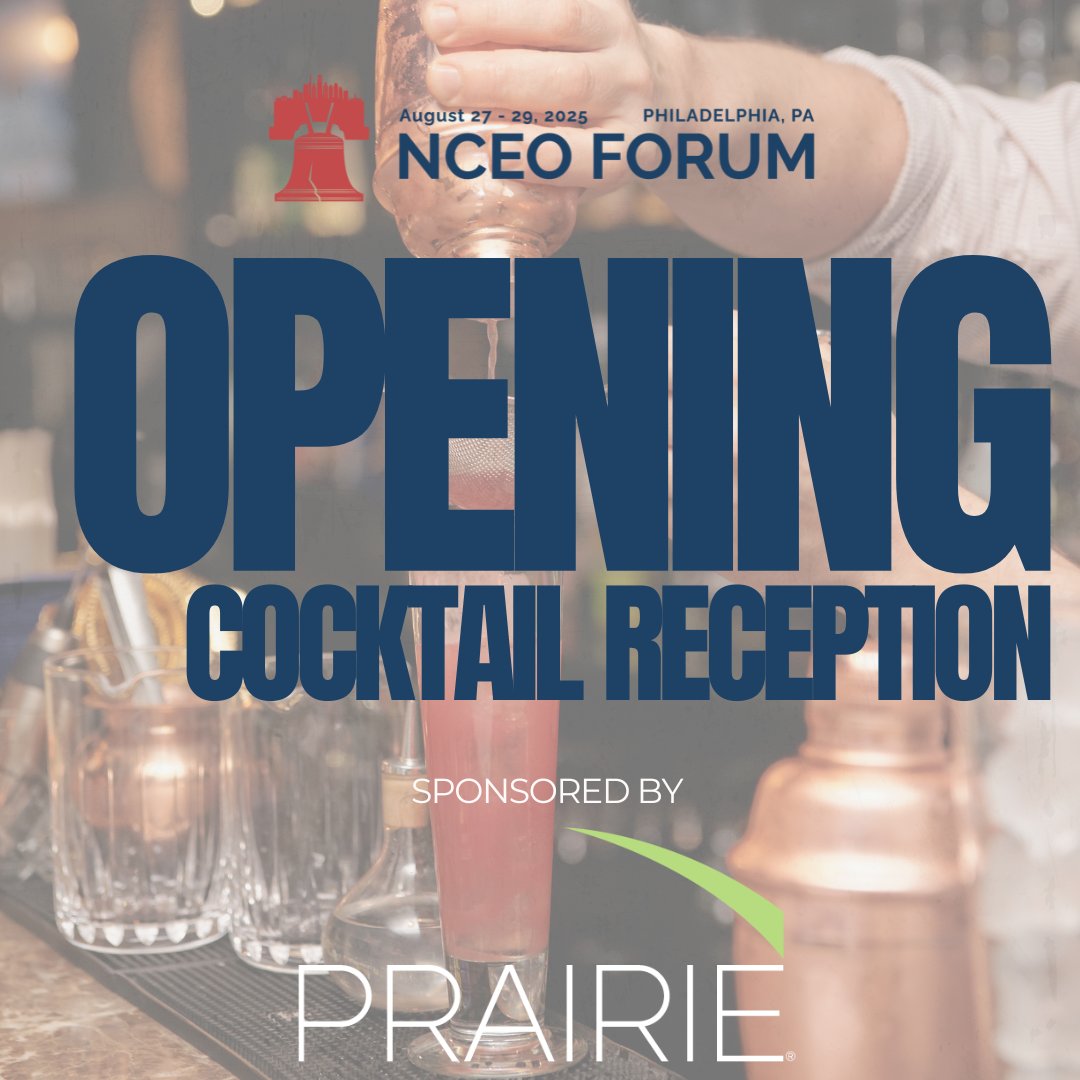 theNCEO's tweet image. We're thrilled to celebrate Prairie as the sponsor behind our Opening Cocktail Reception at the 2025 NCEO Forum in Philadelphia! Join Prairie, NCEO members, and EO enthusiasts as we officially launch the Forum in style! 🥂✨
forum.nceo.org/sponsors
#Employee Ownership #Sponsor