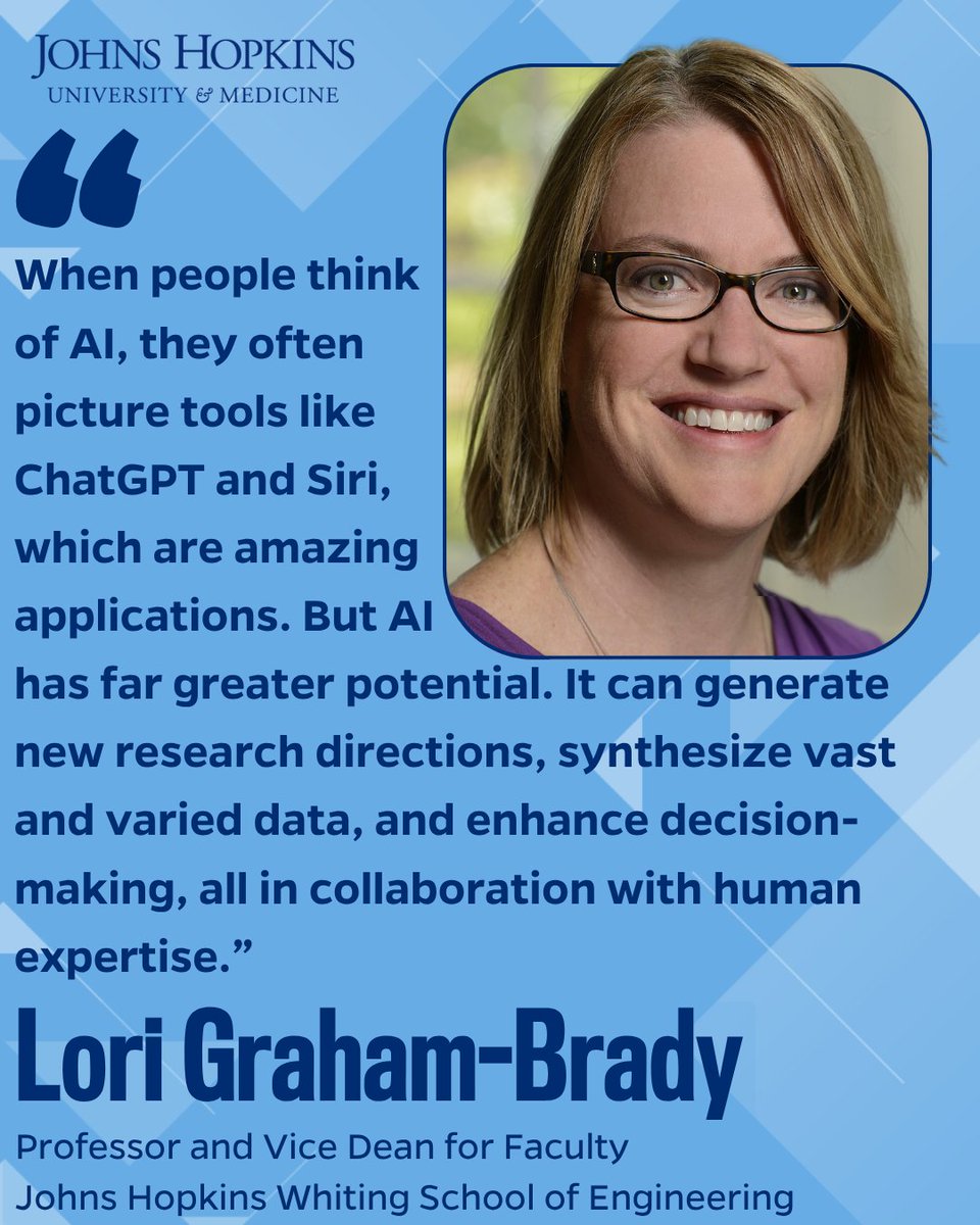 HopkinsGiving's tweet image. Whiting’s Professor and Vice Dean for Faculty, Lori Graham-Brady, says named professorships enable the school to attract and retain top faculty who drive engineering innovation and elevate @HopkinsEngineer’s scholarly impact. #FacultyFriday
Read more: giving.jhu.edu/story/whiting-…
