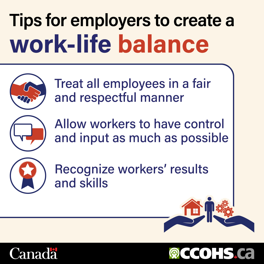 CCOHS's tweet image. 🚫 Unclear job expectations 
🚫 Unreasonable demands
🚫 Lack of support

These are just some of the factors that can lead to job #burnout. Create a workplace that protects workers’ #MentalHealth: ow.ly/XcgU50WrQuv

#WorkLifeBalance