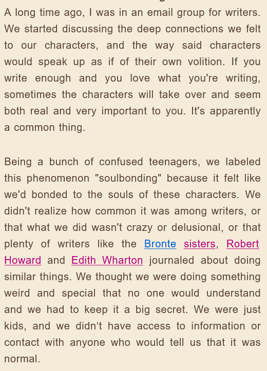 winreyplace's tweet photo. If there is ONE post talking about soulbonding's origins I wish #soulbondtwt would read, it's this one by one of the people that was in the same mailing list as Amanda Flowers (the one who coined the term): https://t.co/qUGfHFUfAp

1/3 https://t.co/ERNndLg5ck