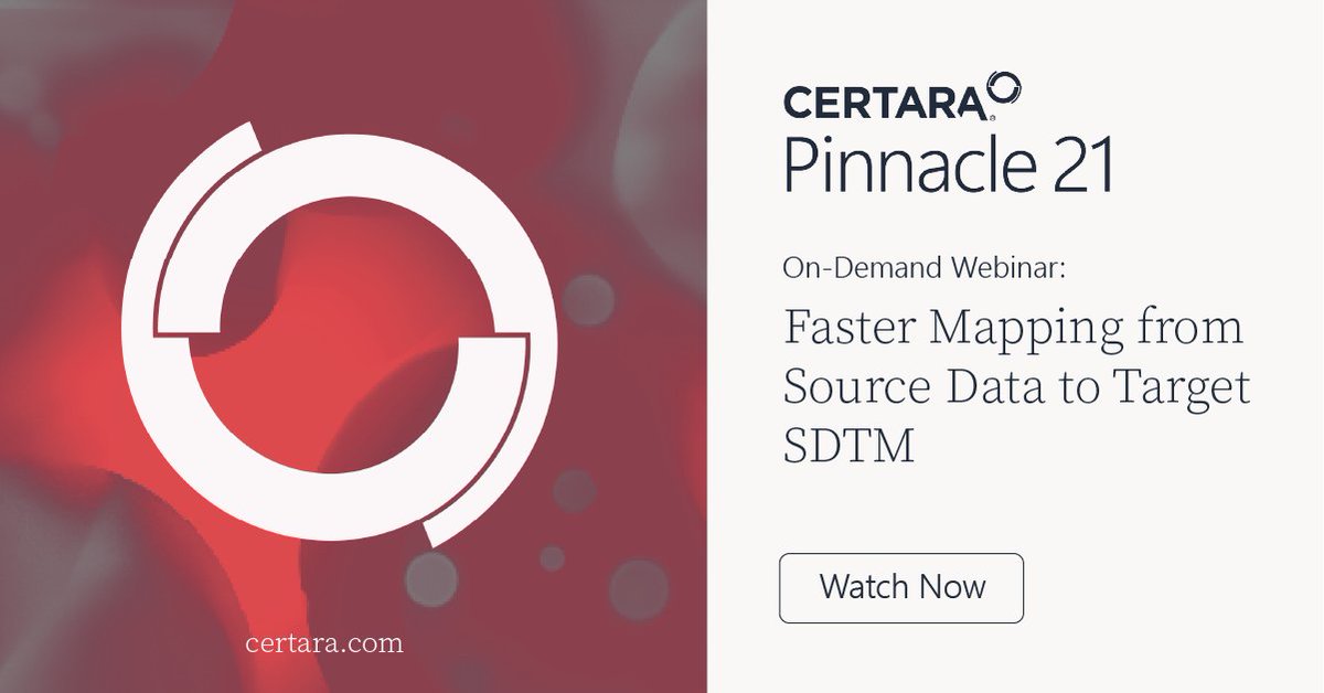 Certara's tweet image. Still using spreadsheets for SDTM mapping? It’s time to upgrade.

📊 Learn how to ditch error-prone workflows &amp;amp; boost speed, quality, and compliance.

👉 Watch the webinar: certara.com/webinar/faster…
#SDTMmapping #CDISC #Certara #Pinnacle21