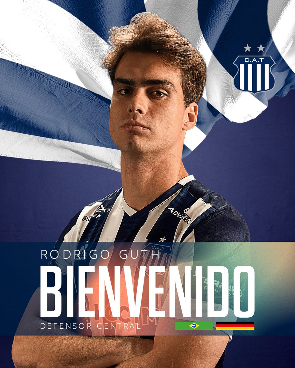 MDePasesArg's tweet image. #MercadoDePases | 🤝 [OFICIAL] Rodrigo Guth es REFUERZO de #Talleres. Defensor central brasileño 🇧🇷 de 24 años. Sí, la T tendrá a dos brasileños en el plantel, sumándose a Rick Lima. Compra del 100% del pase a Fortuna Sittard 🇳🇱 y contrato hasta diciembre de 2028✍️🏼.