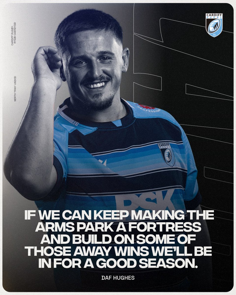 Cardiff_Rugby's tweet image. Daf Hughes wants to strengthen the fortress mentality at Cardiff Arms Park as the 2025-26 season nears on the horizon.
🔗 cardiffrugby.wales/news/hughes-se…