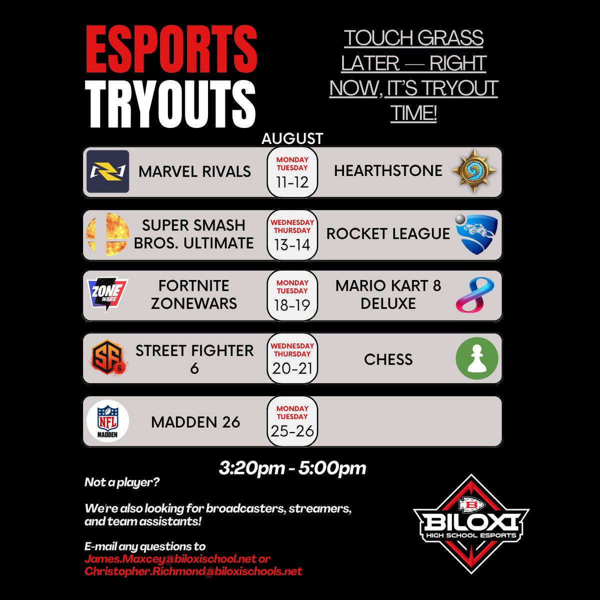 Tryouts for the Fall '25 season coming in August. 

#BlxIndianNation | #OneTribe