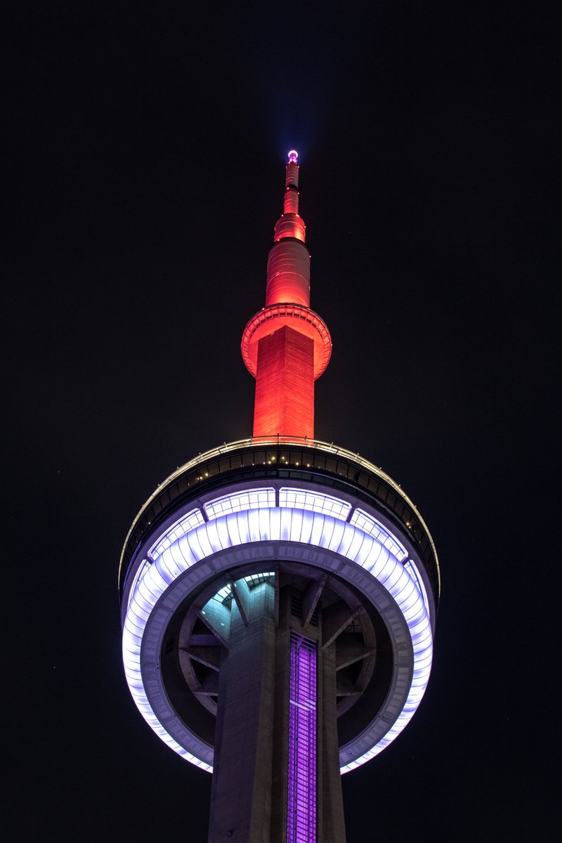 TourCNTower's tweet image. Tonight the #CNTower will be lit red, white and purple for the Taste of Vietnam Festival in support of Better Futures For Kids / Ce soir, la #TourCN sera illuminée en rouge, blanc et violet pour le festival Taste of Vietnam, en soutien à la fondation Better Futures For Kids.