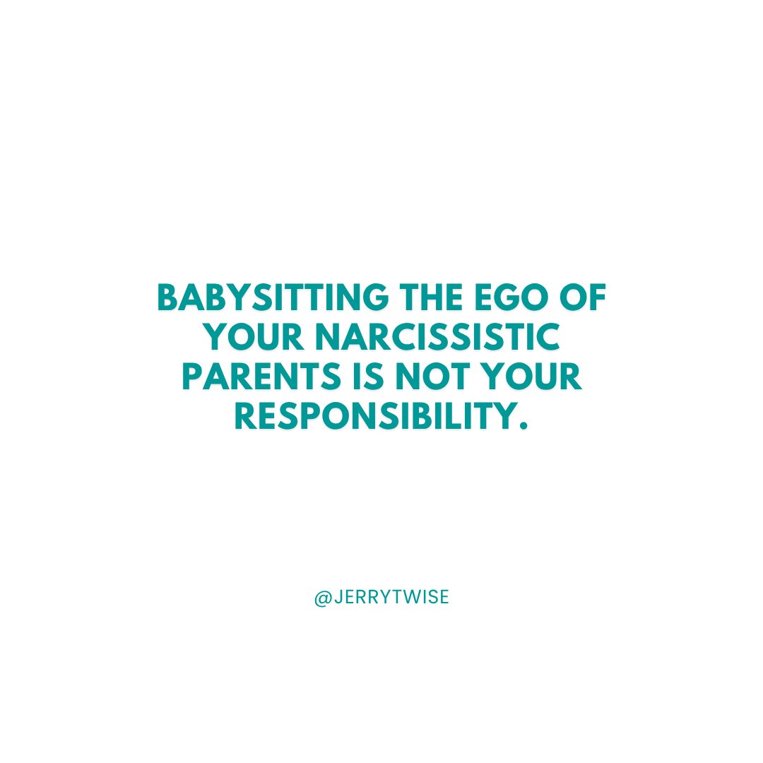 jerrytwise's tweet image. Babysitting the ego of your narcissistic parents is not your responsibility.
It’s time to break free and reclaim your emotional independence.
👉 Join my FREE Training. Link in Bio!
