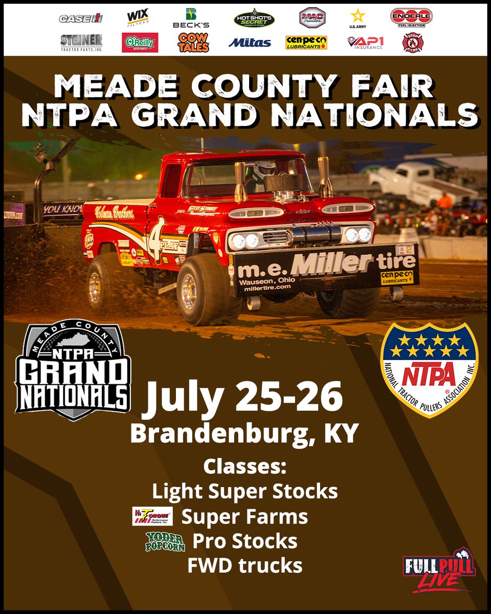 NTPApull's tweet image. We have four horsepower 🐎 filled events going down tonight!! 🚜 💨 Can't make it? Watch select events on fullpull.live! 🔥 #fullpull #horsepower #pulling