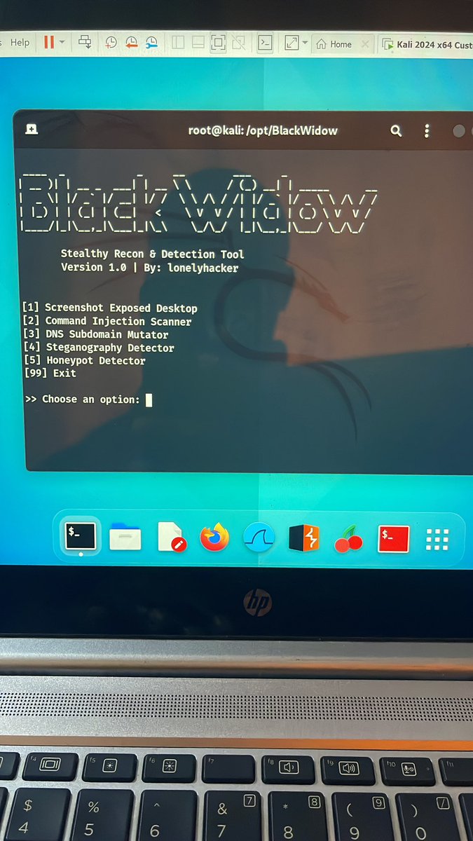 ogbenitechbro's tweet image. After learning about bash scripting, I decided to get my hands dirty with my Python programming skill to build a hacking tool which I called “Black Widow”
Over the past few weeks, I challenged myself to build something I’ve always wanted but never truly found in the wild, a…