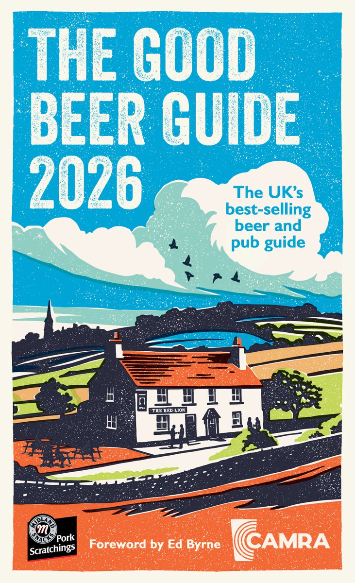🍻 The #GoodBeerGuide 2026 is ready to pre-order!
📚 The 53rd edition of our best-selling pub guide is the definitive beer drinker’s guide for those seeking the best pints in the best pubs across the UK.
👉 Published 25 September, pre-order your copy now: orlo.uk/wtGrq