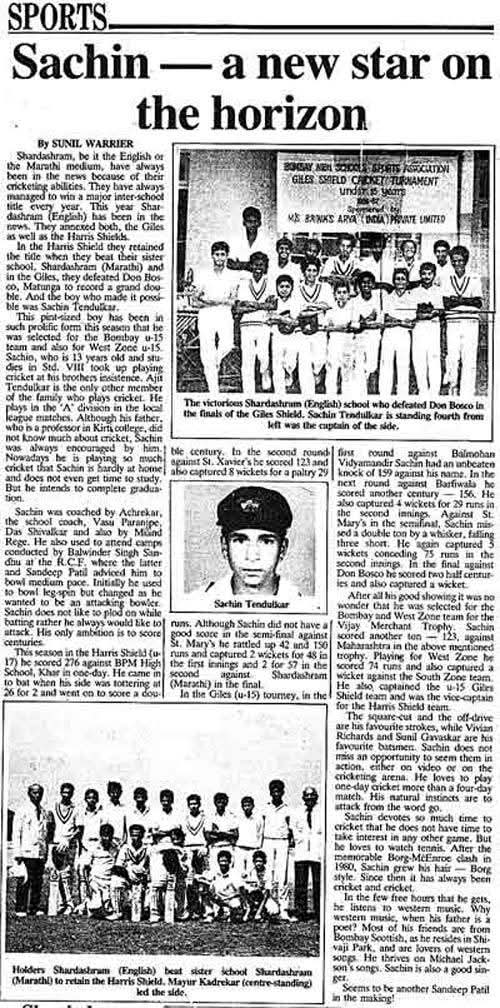 <a href="/mid_day/">Mid Day</a> 46th anniversary today. A recall of <a href="/sachin_rt/">Sachin Tendulkar</a> 1st print interview which was to this paper where I started my career. When <a href="/ClaytonMurzello/">Clayton J Murzello</a> invited me for a recall piece, I couldn't say no. Sachin responded by email to my Qs. Now and then #nostalgia
