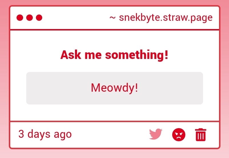 snekbyte's tweet image. !!!!!!! MEOWDY!!!!!!!!!!! 🤠