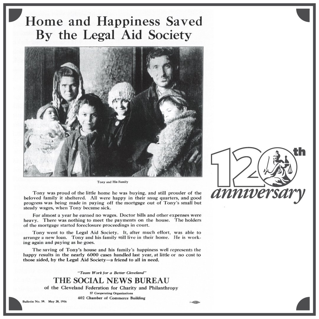 LegalAidCLE's tweet image. As a forerunner of today's United Way, Cleveland Federation for Charity and Philanthropy highlighted the work of Legal Aid as "a friend to all in need" in this 1916 poster. That same sentiment exists to this day!