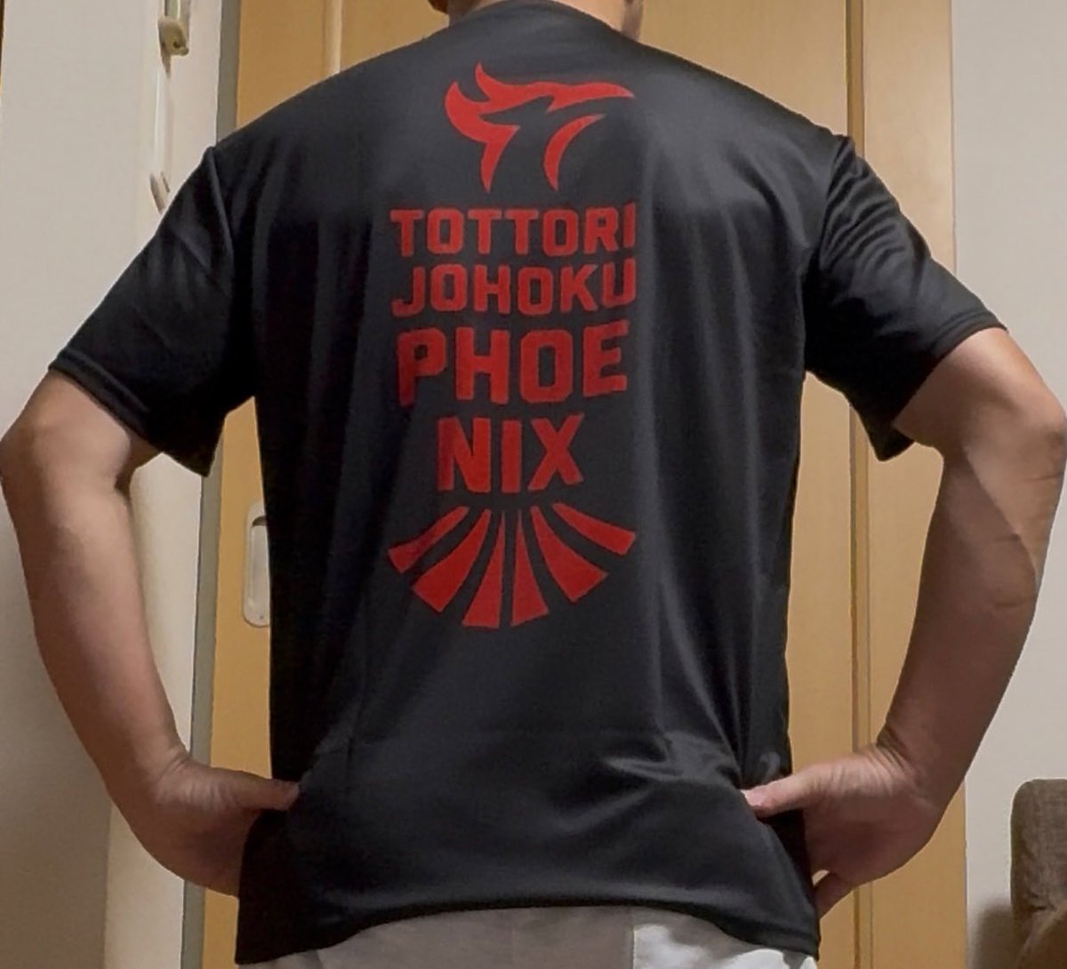 お願いしていた鳥取城北高校男子バスケットボール部のTシャツが届いた