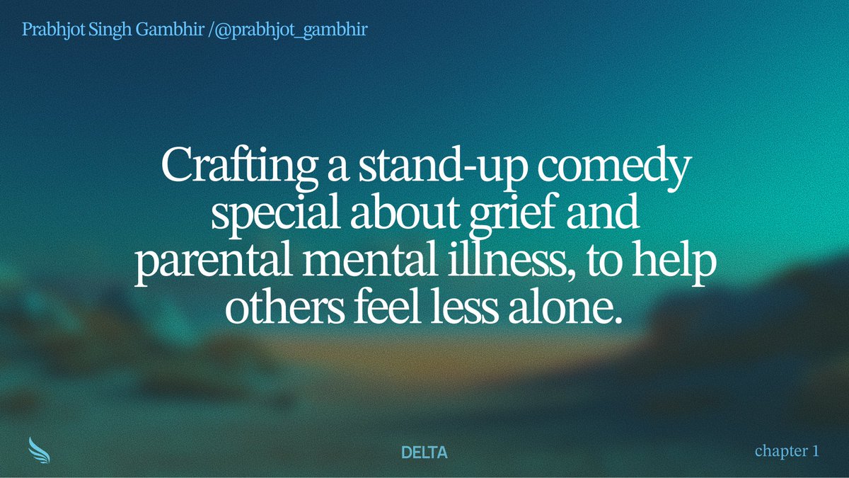 Prabhjot Gambhir (@progambhir) on Twitter photo Trying to be a bit more vulnerable with my stand-up lately. Thanks to the Delta program by <a href="/_TheResidency/">the residency</a> (shoutout <a href="/nick_linck/">Nick Linck</a> & <a href="/PeterDAmbrosio/">Peter D'Ambrosio</a>), I was nudged to share a one-liner about what I’ve been working on. Trying to be a bit more vulnerable with my stand-up lately. Thanks to the Delta program by <a href="/_TheResidency/">the residency</a> (shoutout <a href="/nick_linck/">Nick Linck</a> & <a href="/PeterDAmbrosio/">Peter D'Ambrosio</a>), I was nudged to share a one-liner about what I’ve been working on.