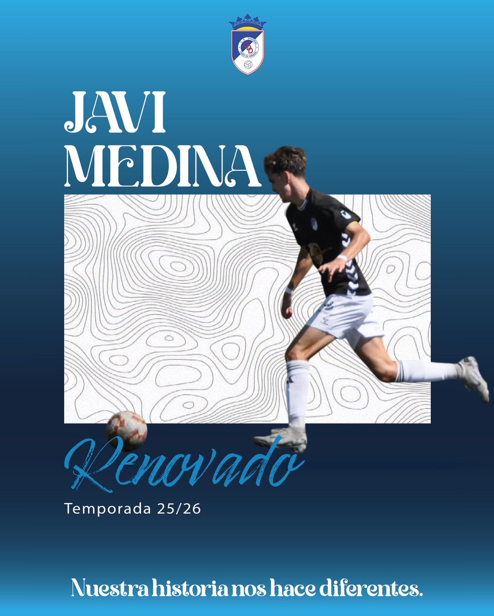 Juvenil Interinsular | ✍🏽 Javi Medina renueva su compromiso con el CD Doramas y seguirá formando parte de nuestro ataque la próxima campaña.🩵🤍