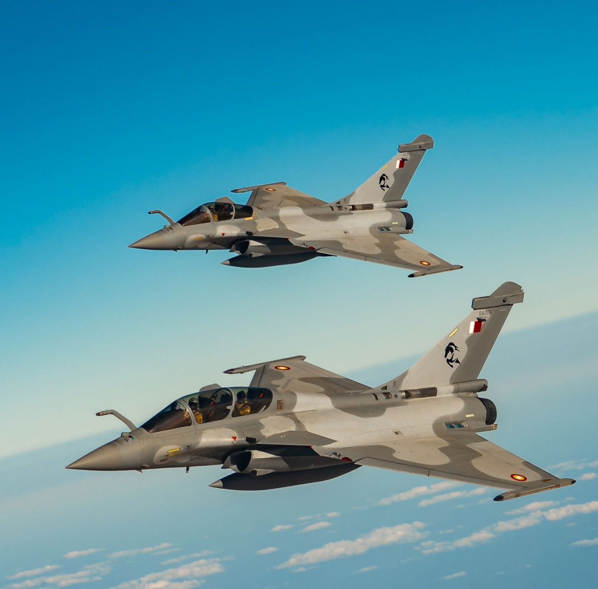 NavCom24's tweet image. #BREAKING: Qatar Air Force cancels a major air exercise with Indian Air Force rafale pilots due to unknow reasons.
