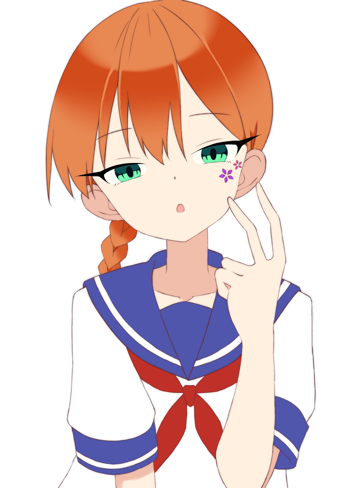描く‼️　手書きイラスト　ユメミルショウジョ。 commission ❤️ 個人依頼で描かせていただきました！ありがとう