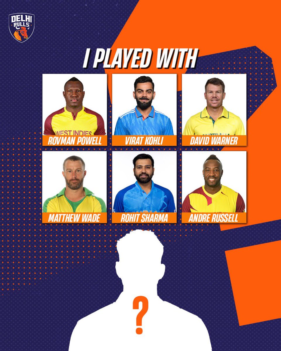 He’s been in the dugout with legends from West Indies, Australia &amp; India. Can you name this Bull?👀 #FunFriday

#DelhiBulls #DilSeDilli #GuessThePlayer