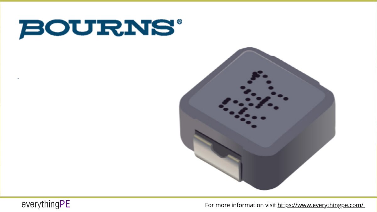 everything_PE_'s tweet image. Bourns Unveils Low-Noise Shielded Power Inductors
Read more: ow.ly/N4UC50Wvei3
#bourns #powerinductors #EMIshielding #powerelectronics #energy #electronics #sustainable