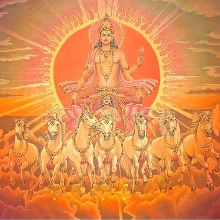 सृष्टि के पालनहार जगत के नाथ भगवान सूर्य देव  
की अलौकिक छवि।।                 

ॐ सूर्यदेवाय नमः 🌞