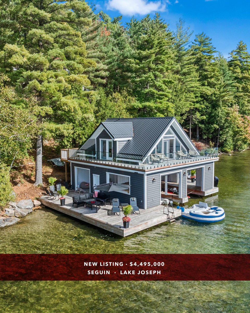 clarkemuskoka's tweet photo. LAKEFRONT LISTING on Lake Joseph
$4,495,000
4300 sq ft / 3 Acres / West Exposure / 426' Frontage
VIEW LISTING https://t.co/gJumdy09n9
.
.
.
#NewListing #JustListed #LakeJoe #LakeJoseph #PropertyListing #LuxuryCottage #Muskoka #JustListedHomes #RealEstateListings https://t.co/Gps6XY3sZr