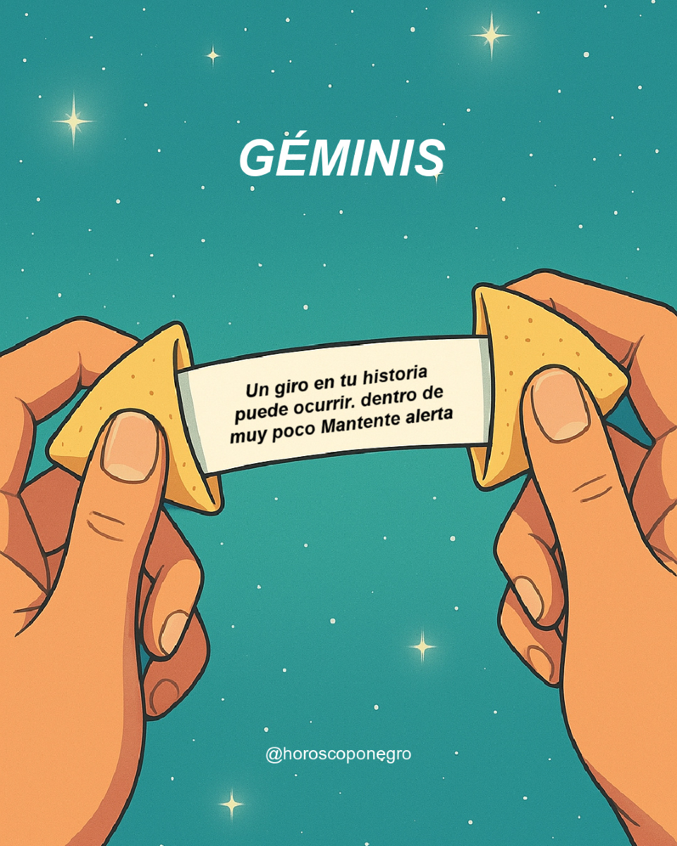 Géminis, la galleta de la fortuna tiene un mensaje muy importante para ti 💬🔮