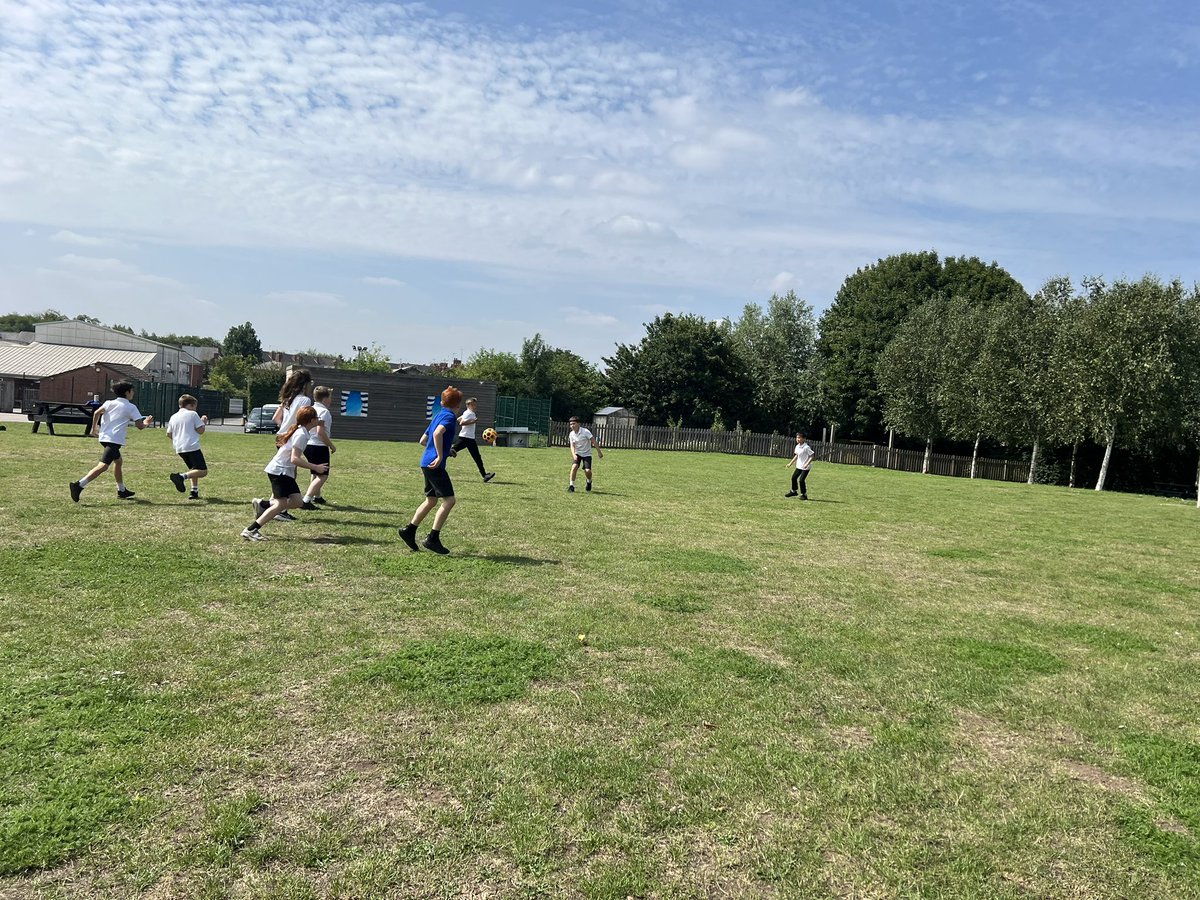 Y5Snicket's tweet image. One last play outside before they leave Year 5!🌟⚽️