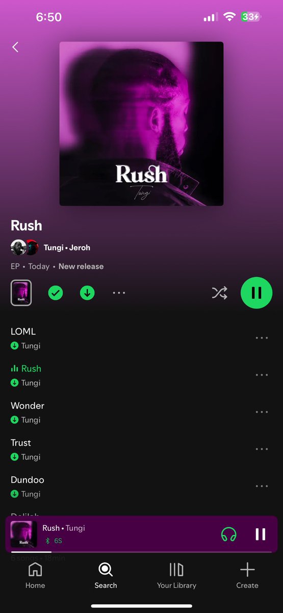 Big_tyun's tweet image. “RUSH” the Ep is out,tracks 3&amp;amp;5 produced by me.

ffm.to/tungi-rush
