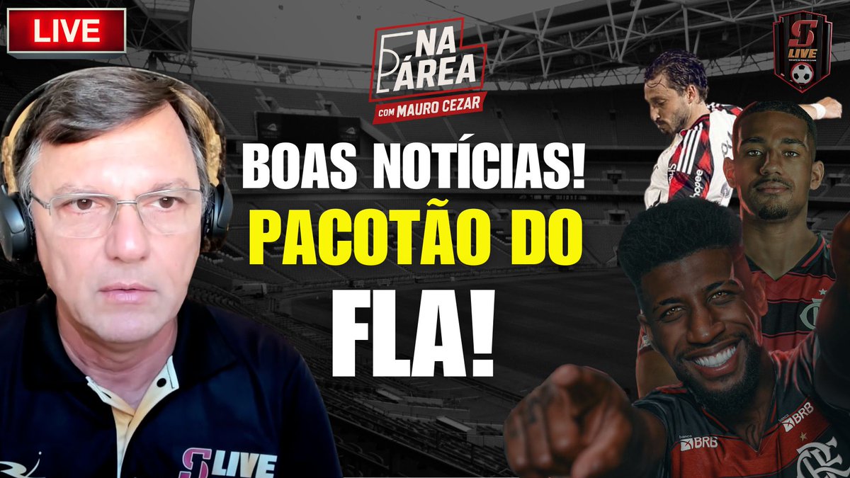 s1_live's tweet image. 🚨ATENÇÃO! Nesta 6ªfeira (25) - às 11hs - Mauro Cezar Pereira (@maurocezar) / Allan Abi Madi (@AllanMadi) e André Rocha (@anunesrocha) estarão AO VIVO no programa 'NA ÁREA' debatendo:
👉 PACOTÃO DE REFORÇOS DO FLA
👉 TEM MAIS CHEGANDO?
👉 FIM DA "CRISE NA GÁVEA"?
👉 BOAS…