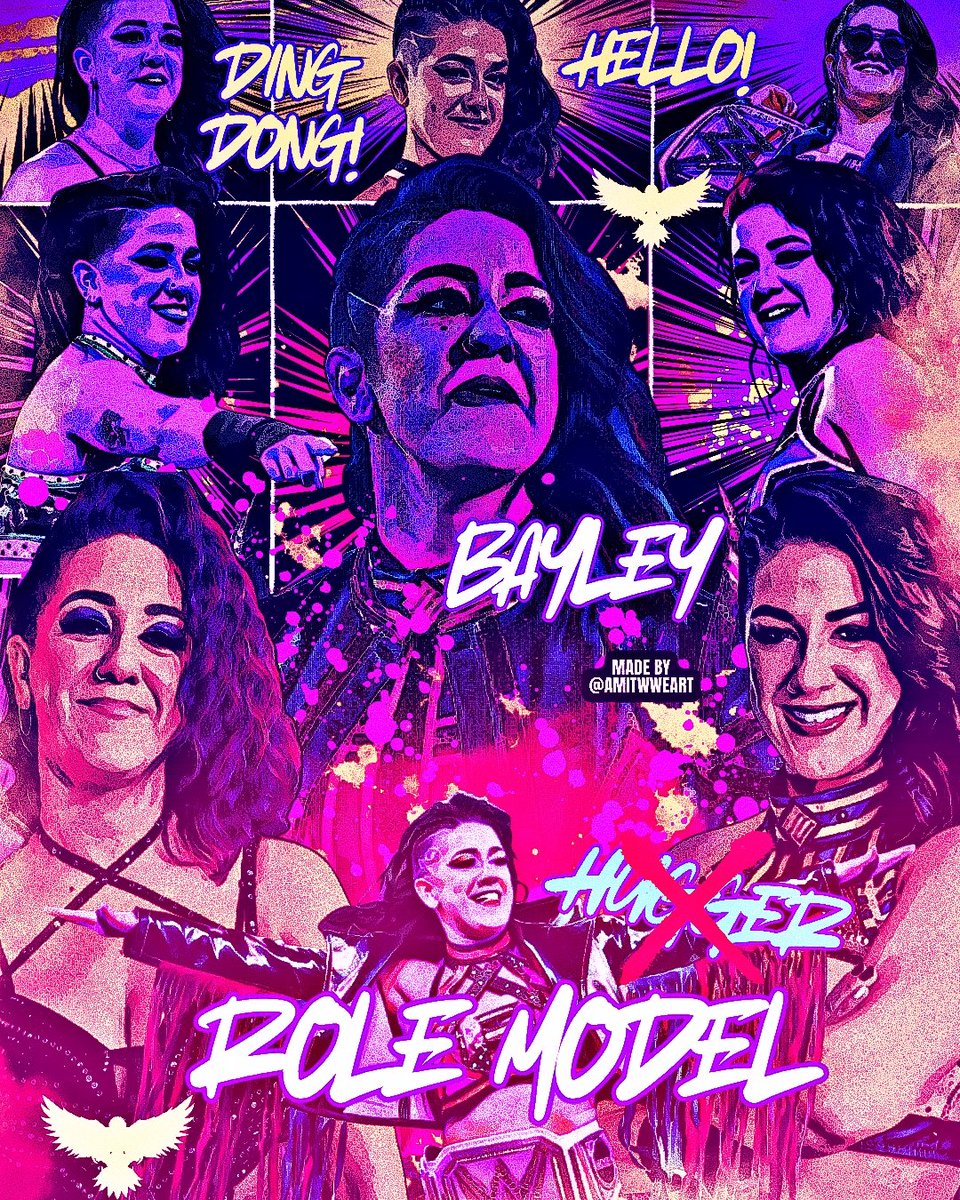 AmitWWEArt's tweet image. 🦅 The Role Model 🦅

#Bayley #RoleModel .@Bayley 

#FanArt #WrestlingArt