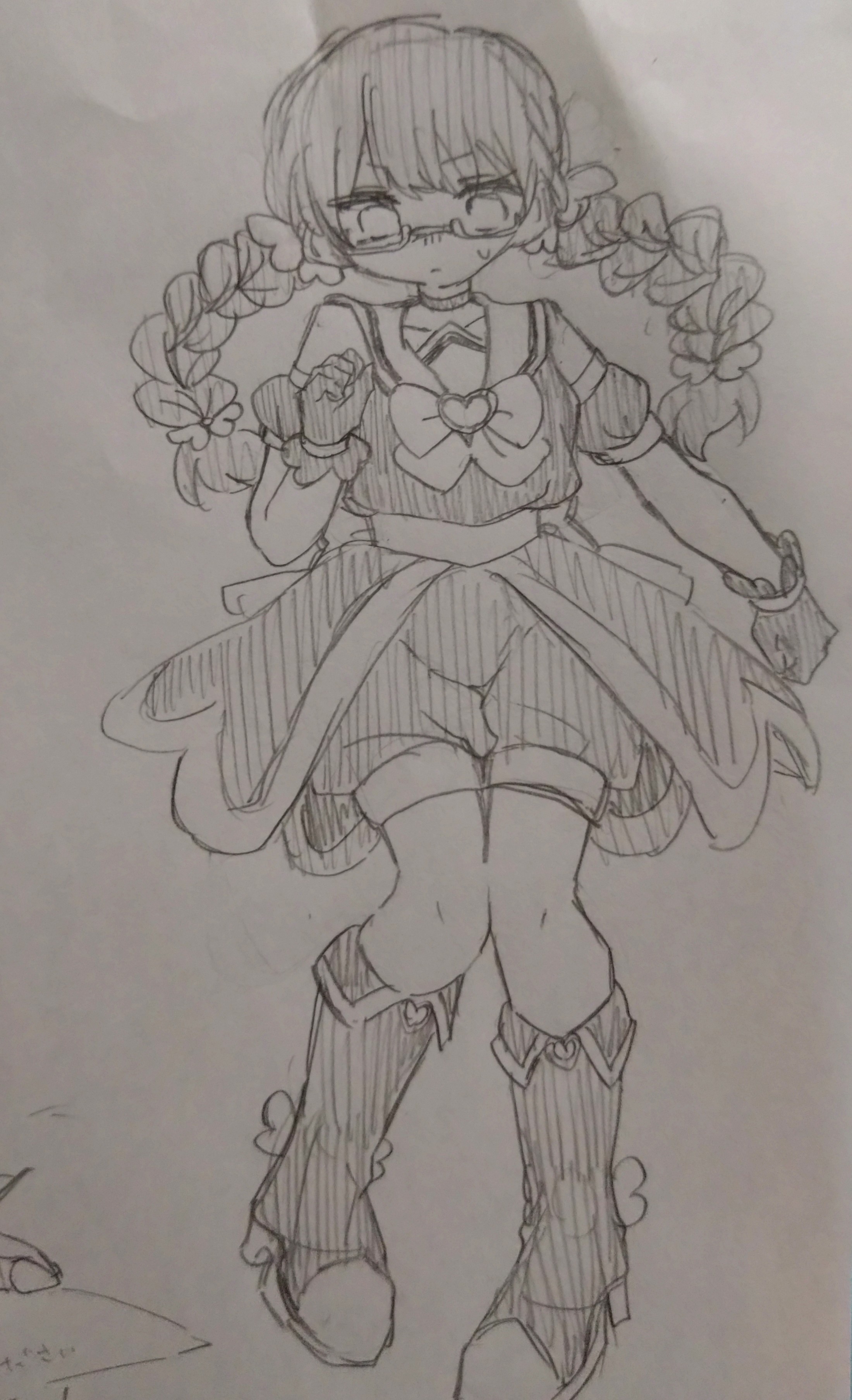 F4サイズ　原画　『よわよわ魔法少女♡』 71yekTU9fxL._AC_UF350,