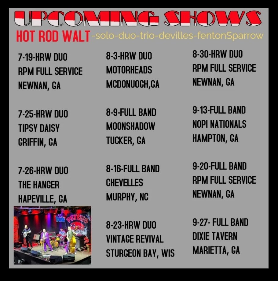 HotRodWalt's tweet photo. Starting tonight https://t.co/u2mwStGu0O