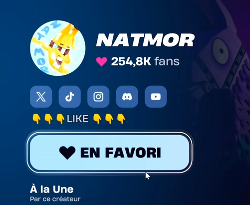 🔴Récompense gratuite sur Fortnite🔴

Pour ceux qui n'auraient pas vu, si tu likes un profil de créateur sur Fortnite tu reçois ce petit canard en récompense

Hésitez pas a aller follow mon profil "natmor" si c'est pas déjà fait 🙌💛