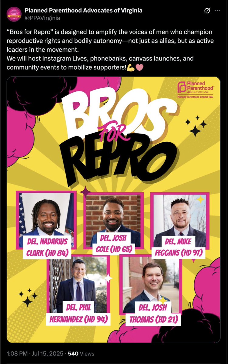 ryanbomberger's tweet image. #PlannedParenthood launches a pathetic new propaganda campaign where weak men shill for the predatory abortion biz: #BrosForRepro. We don't need bro-choice men who help destroy the most vulnerable. We need bro-life men who will defend the most vulnerable. townhall.com/columnists/rya…