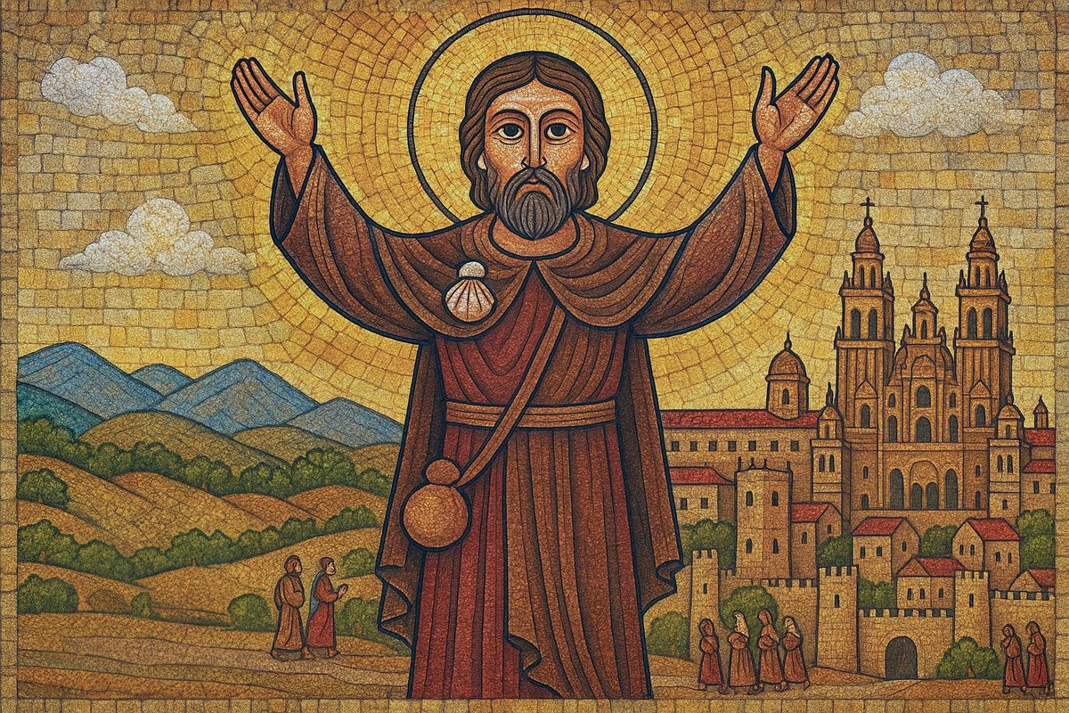 🎉🙏#OrientEnFête - Saint Jacques, l’apôtre des chemins !

Chaque 25 juillet, l’Église célèbre la mémoire de saint Jacques le Majeur, apôtre de feu, pèlerin de l’absolu, martyr de la première heure. 

Fils de Zébédée, frère de Jean, pêcheur du lac de Tibériade, Jacques le Majeur